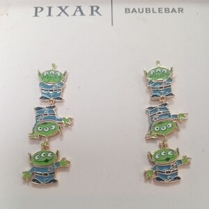 Disney Pixar Green Alien Earrings